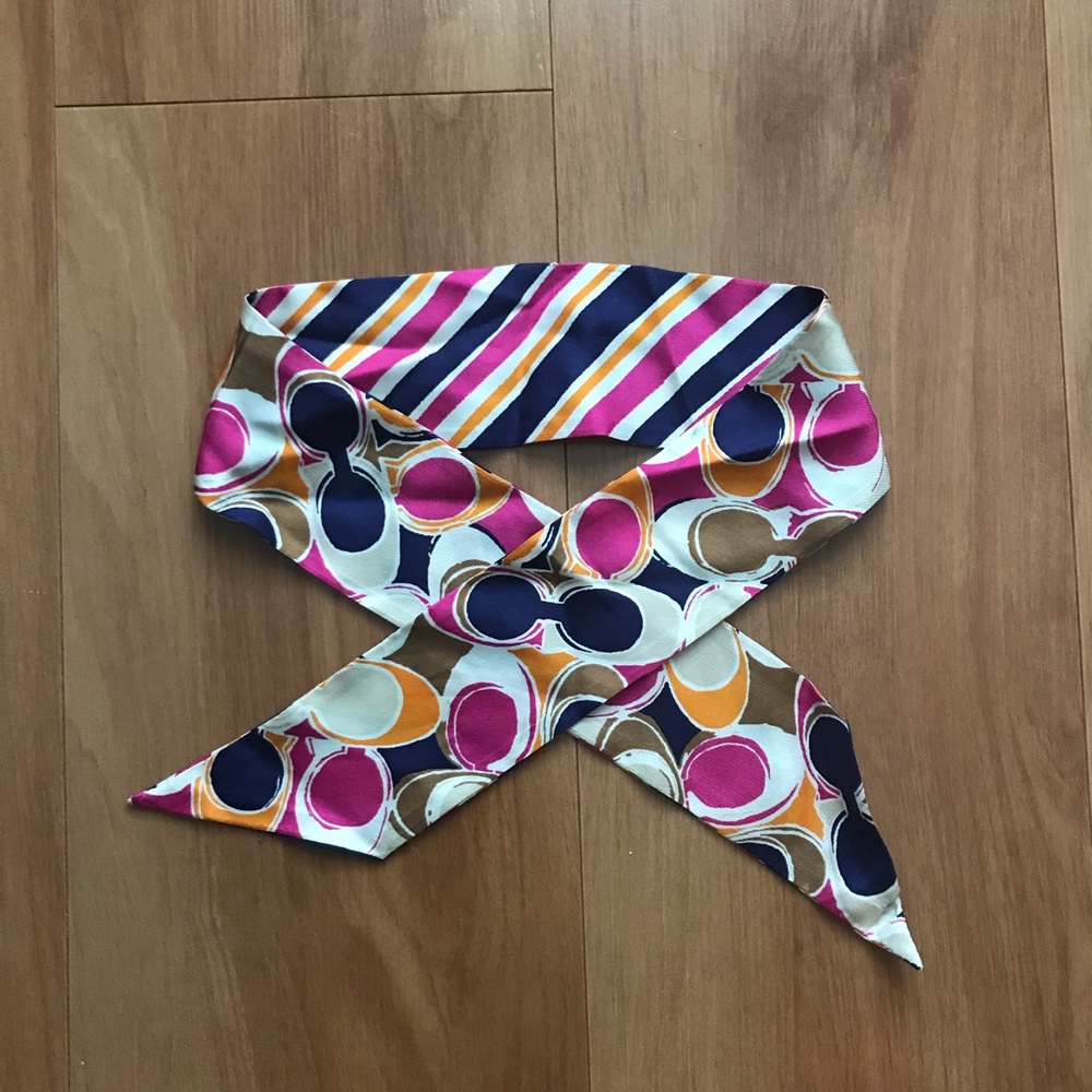 Coach Skinny Scarf